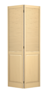 Authentic Wood Bifold Interior Door