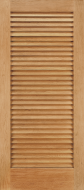 Custom Wood Louver Interior Door