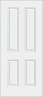 Design-Pro and Smooth-Pro Fiberglass All Panel Exterior Door