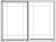 Builders Aluminum Sliding Window