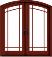 Custom Wood Swinging Patio Door