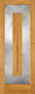 Custom Wood Glass Panel Interior Door