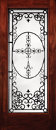 Custom Fiberglass Glass Panel Exterior Door