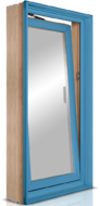 Custom Wood Tilt and Turn Window