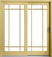 Custom Wood Sliding Patio Door