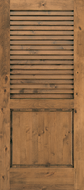 Custom Wood Louver Interior Door