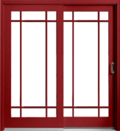 Custom Wood Sliding Patio Door