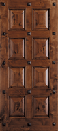 Custom Wood All Panel Exterior Door