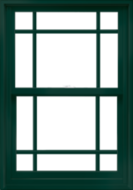 Builders Wood Double-Hung Window