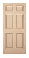 Authentic Wood All Panel Interior Door