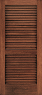 Custom Wood Louver Interior Door