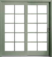 Custom Wood Sliding Patio Door