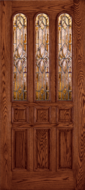 Custom Wood Glass Panel Exterior Door