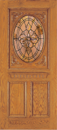 Custom Wood Glass Panel Exterior Door