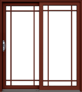 Builders Wood Sliding Patio Door