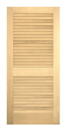 Authentic Wood Louver Interior Door