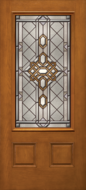 Architectural Fiberglass Glass Panel Exterior Door