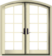 Custom Wood Swinging Patio Door